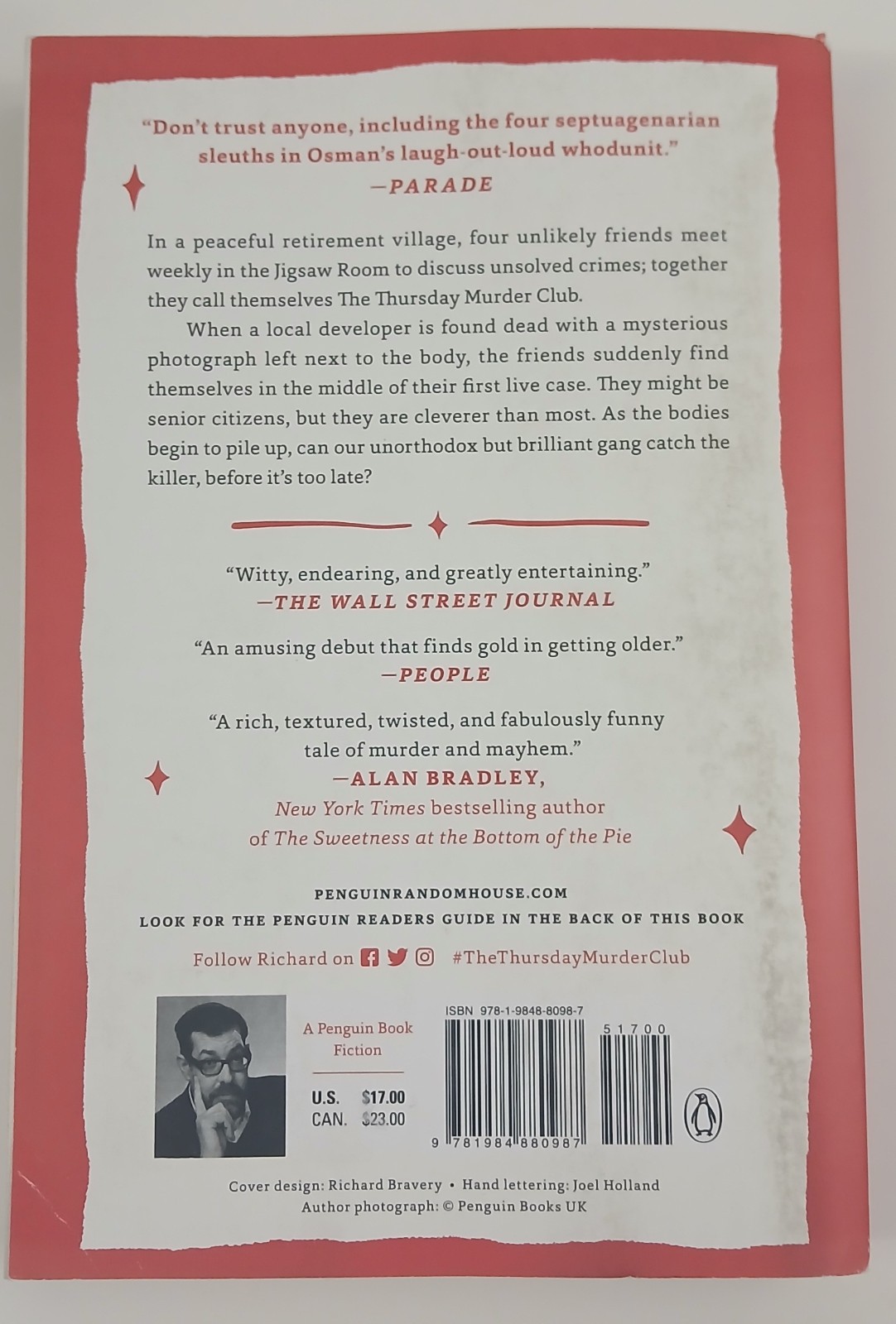 The Thursday Murder Club by Richard Osman (2021, Paperback)