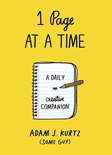 1 Page at a Time: A Daily Creative Companion – Diary By Kurtz, Adam J – GOOD