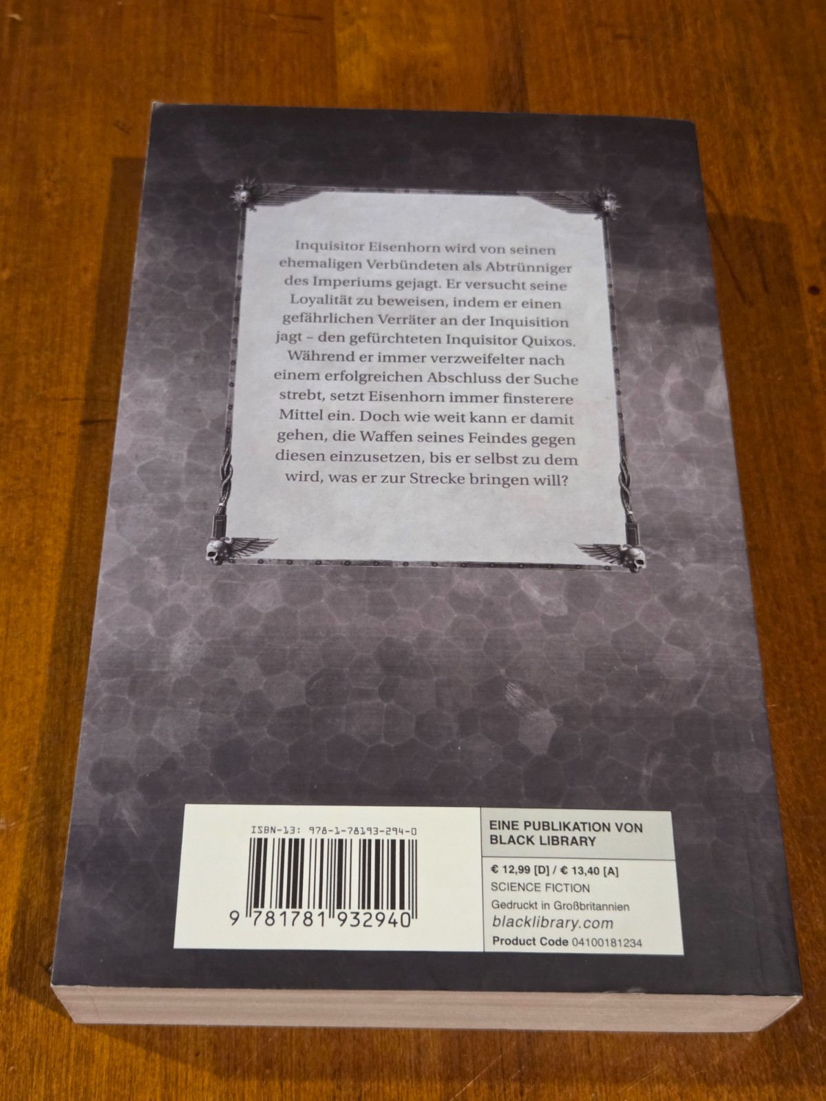 Hereticus (Eisenhorn) Arnett – GERMAN Language Version (Deutsch)