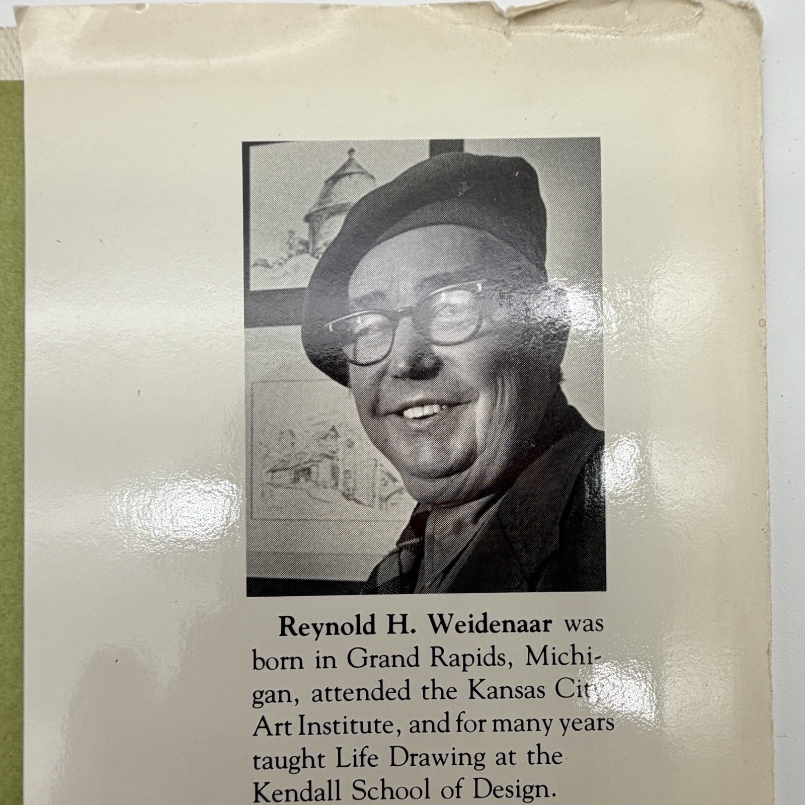 A Sketchbook Of Michigan Reynold H. Weidenaar-Signed-1980 Baker Book House /cb