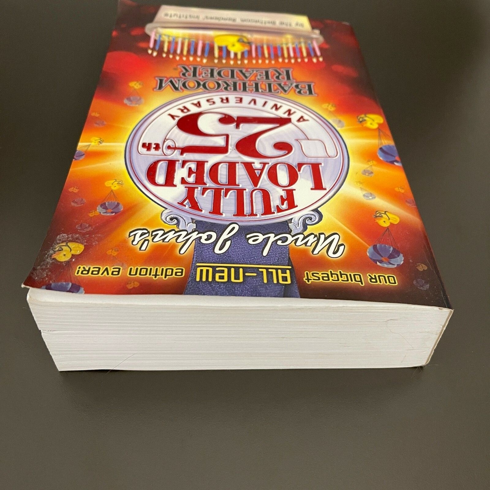 Uncle John’s Fully Loaded 25th Anniversary Bathroom Reader Book 608 Pages