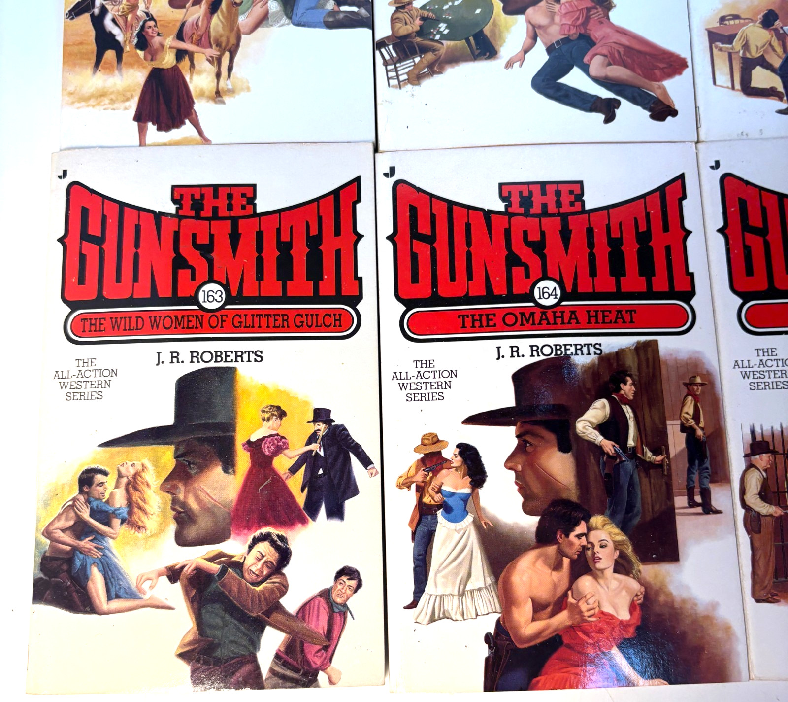 The Gunsmith Series – JR Roberts Lot of 9 Paperbacks Vols. #160-168