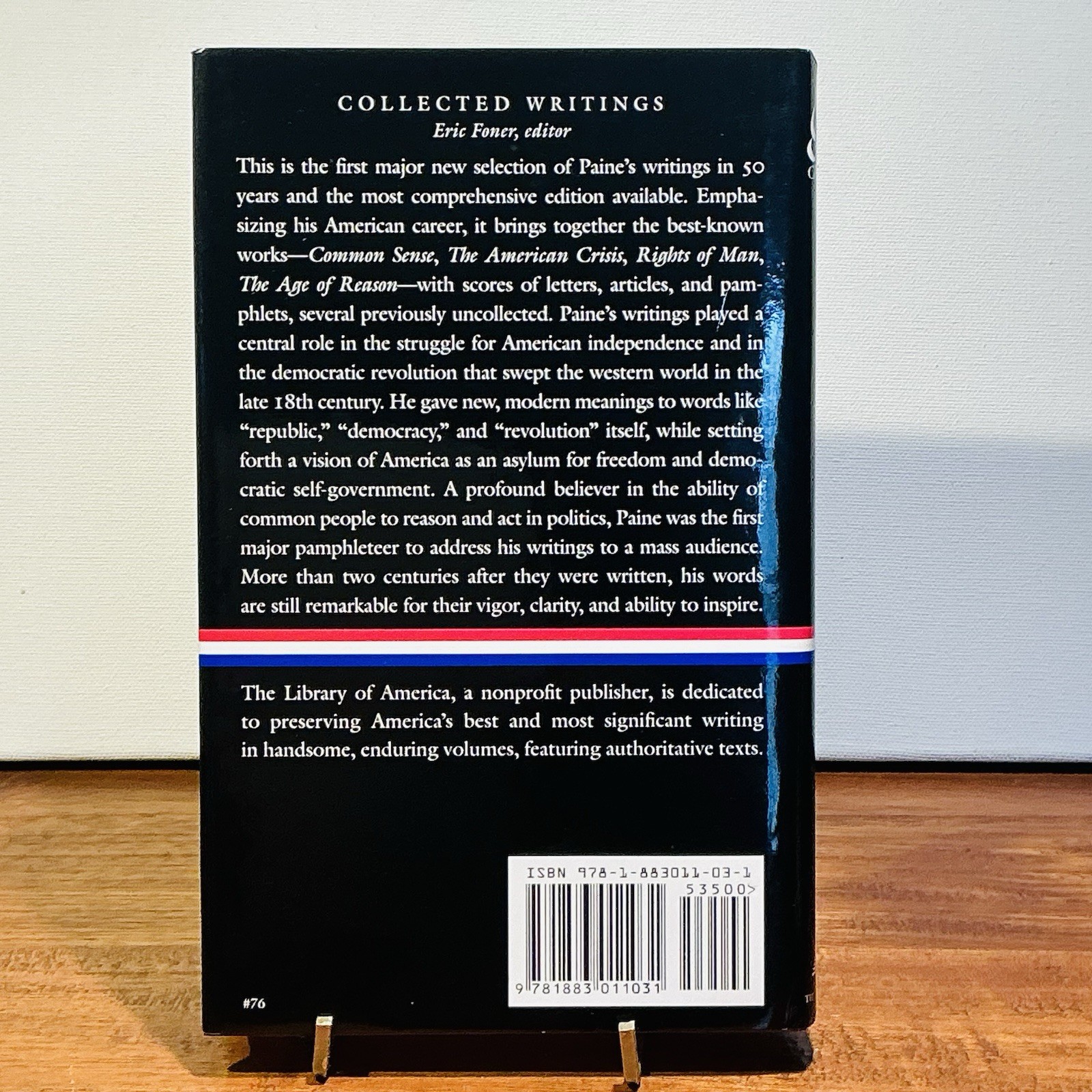 Thomas Paine Common Sense COLLECTED WRITINGS Alexander Hamilton 2 LOA HC BOOKS