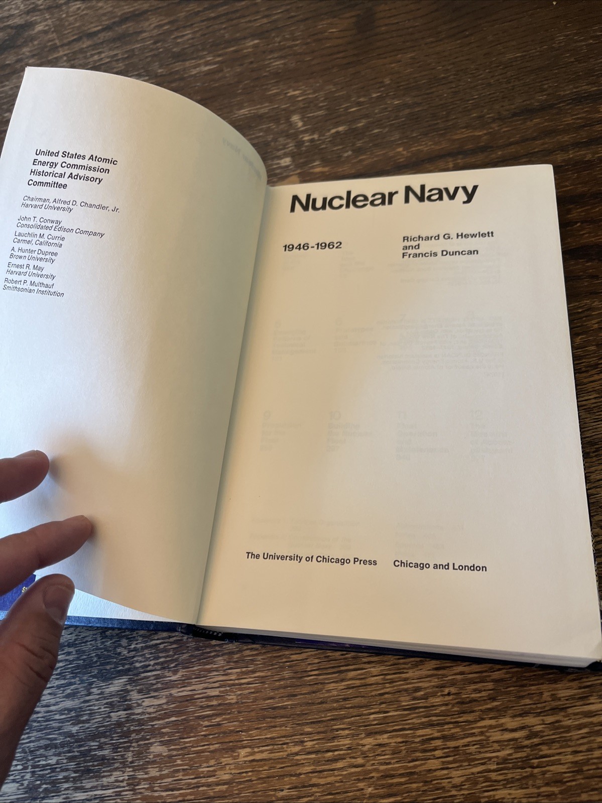 Nuclear Navy 1946-1962, by Francis Duncan and Richard G. Hewlett, published 1974
