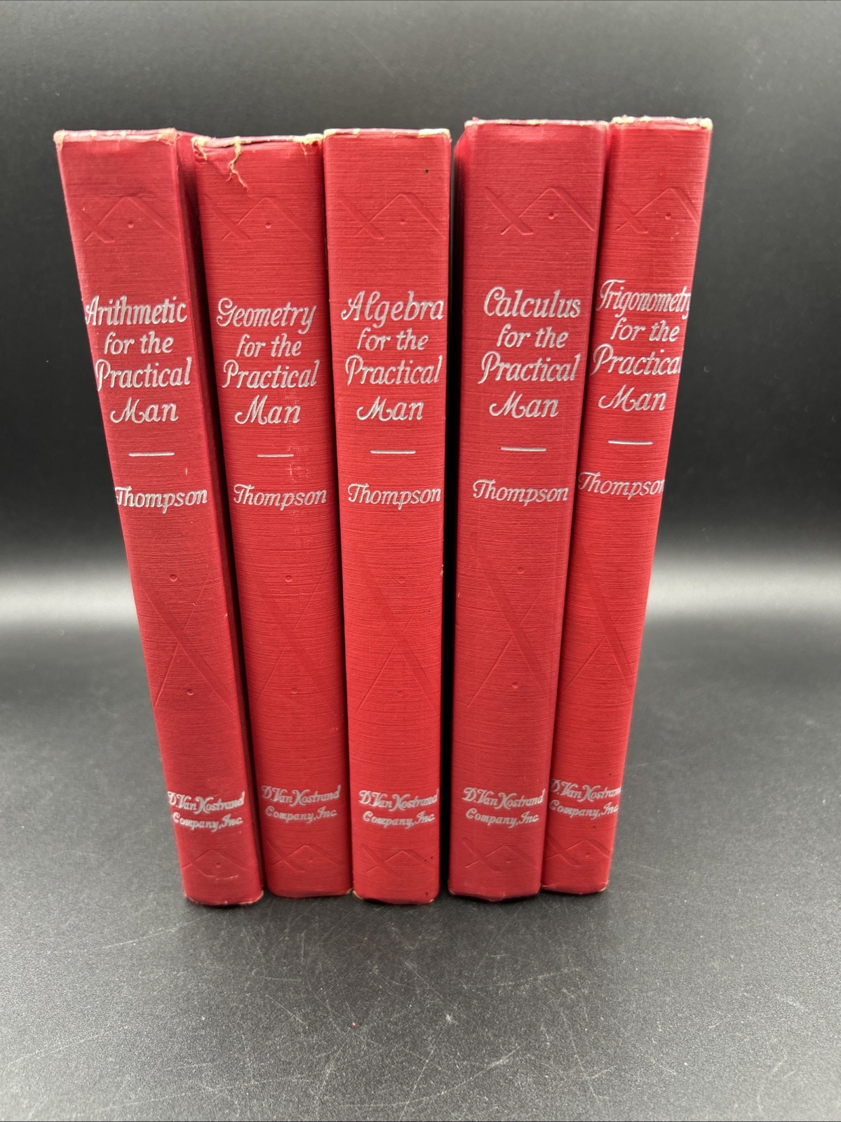 Mathematics for Self Study Complete 5 Vol Set 1946 Thompson Practical Man 2nd Ed