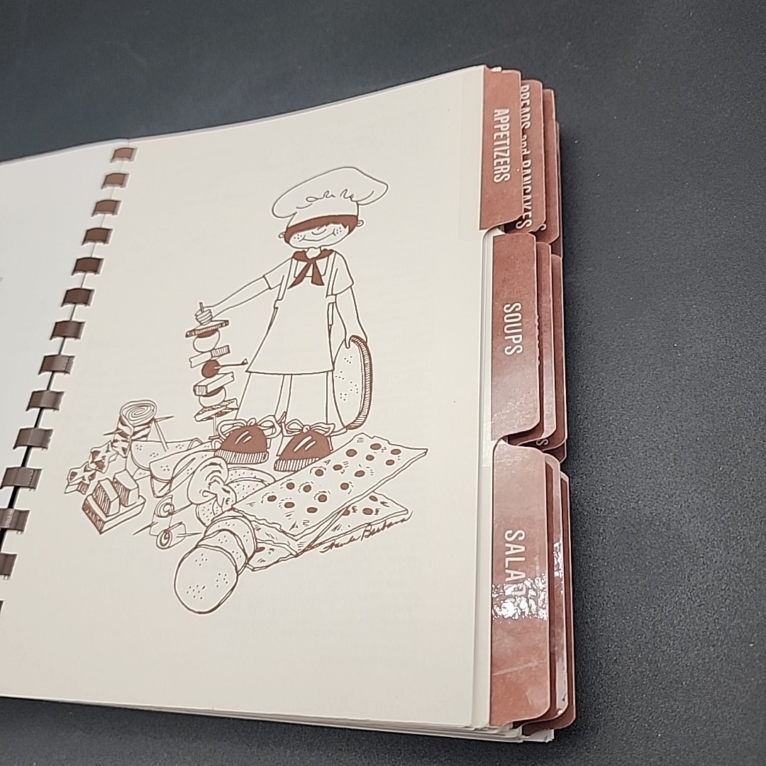 Vintage COOKBOOK A Taste Of Palm Springs 1979 Spiral Benefit Cookbook 390 Page