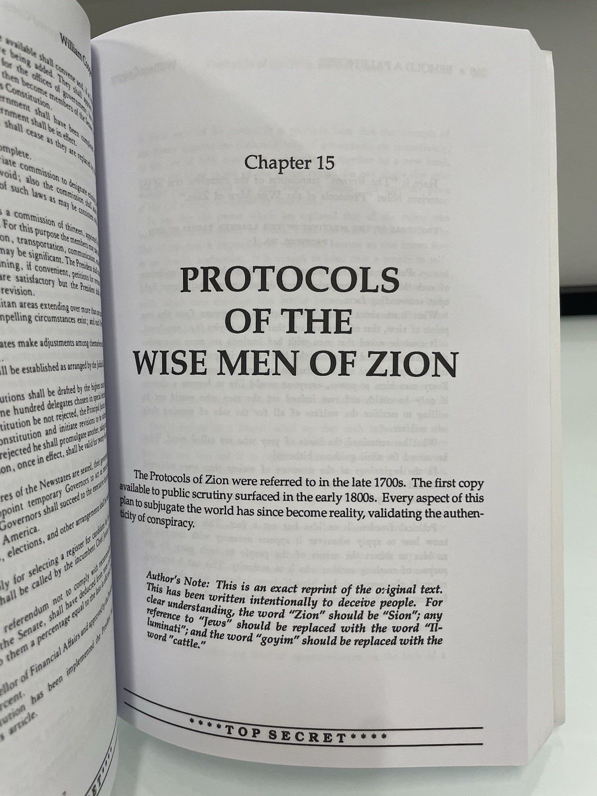 Behold a Pale Horse by William Cooper, 534 Pages Elders of Zion Conspiracy Book