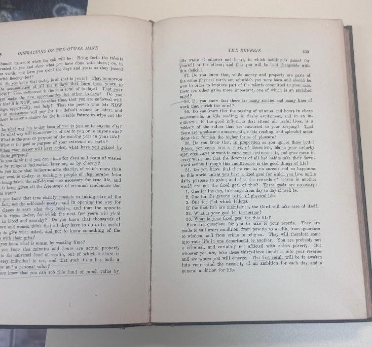 Operations of the Other Mind Edmund Shaftesbury 1929 Metaphysical Psychology