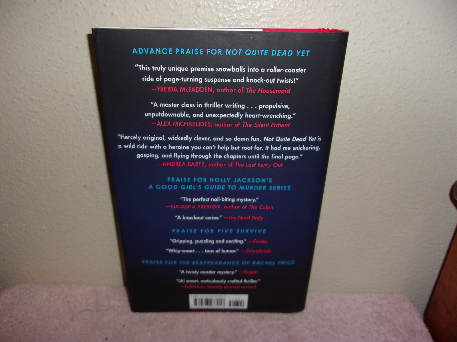 Not Quite Dead yet: : A Novel by Holly Jackson (2025,..FIRST EDITION