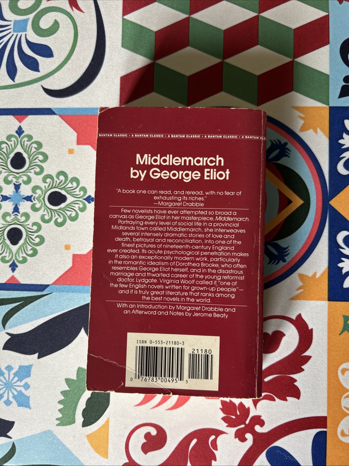 Middlemarch George Eliot Bantam Classic Edition Drabble Intro Fiction PB