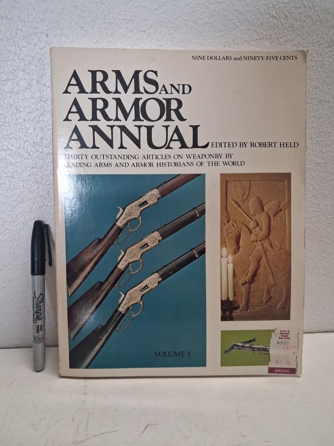 Arms and Armor Annual Vol. 1 1973 Historical Weapons War China Europe Vintage