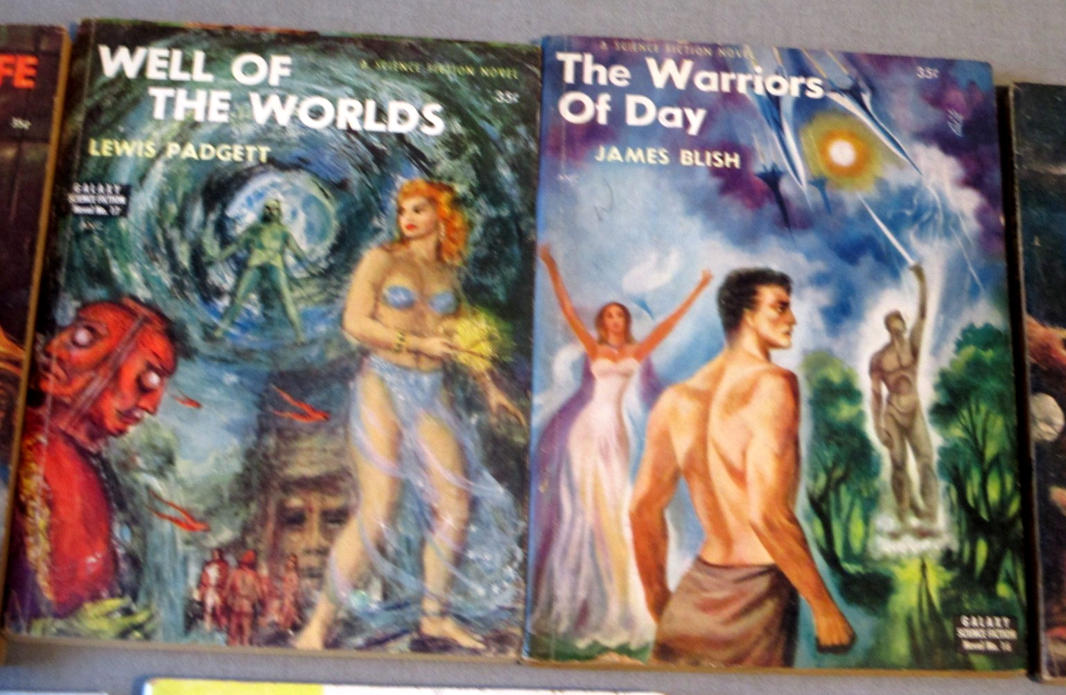 11-1950’S SCIENCE FICTION SCI-FI ALIEN-PULP PAPERBACK BOOK-FEAR- L.RON HUBBARD