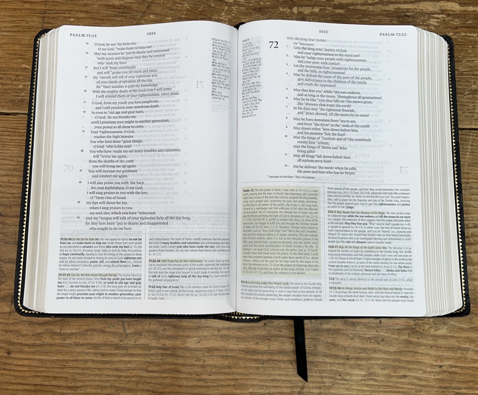 Crossway ESV Study Bible Black ABBA Genuine Leather USA Print 2008