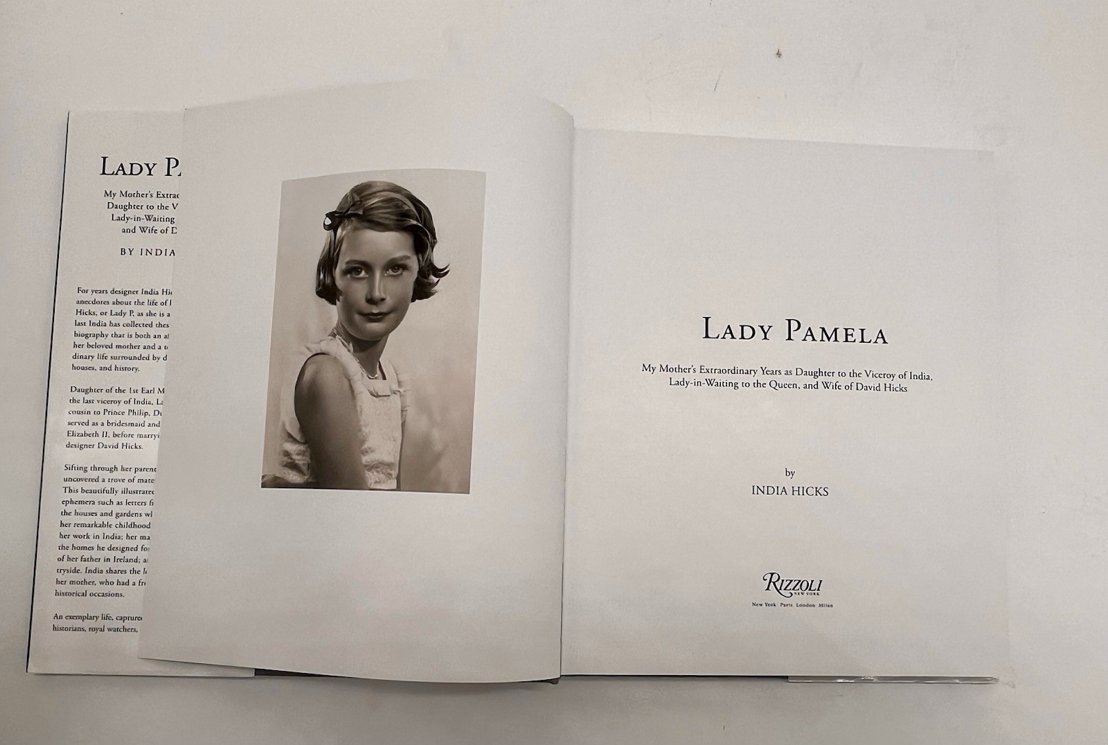 Lady Pamela: My Mother’s Extraordinary Years…, India Hicks, Rizzoli, 2024