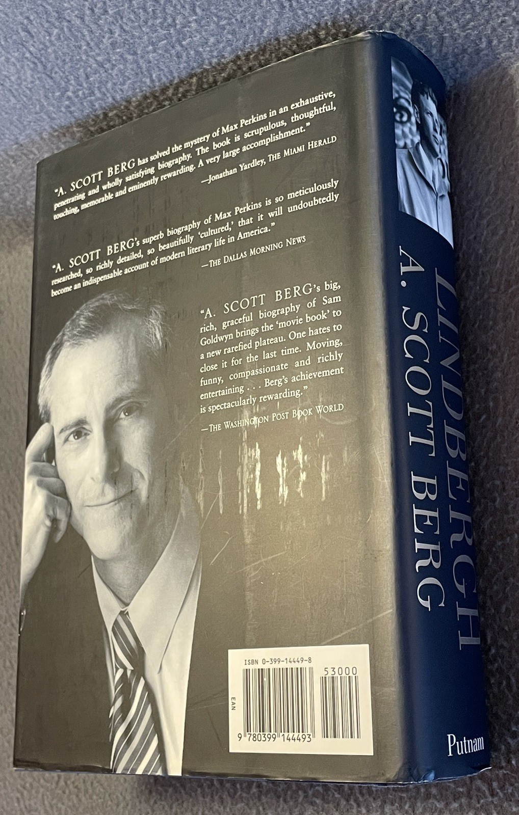 Lindbergh A. Scott Berg 1998 First Edition 1st Printing HardCover DustJacket LNC