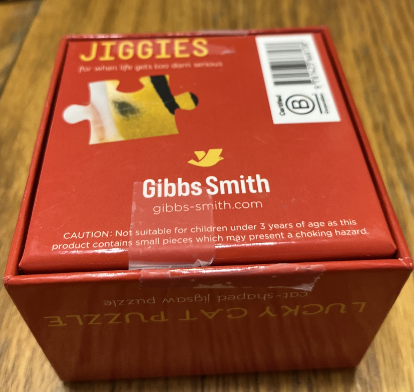 Lucky Cat Jiggie Puzzle 44 Pieces by Gibbs Smith Gift