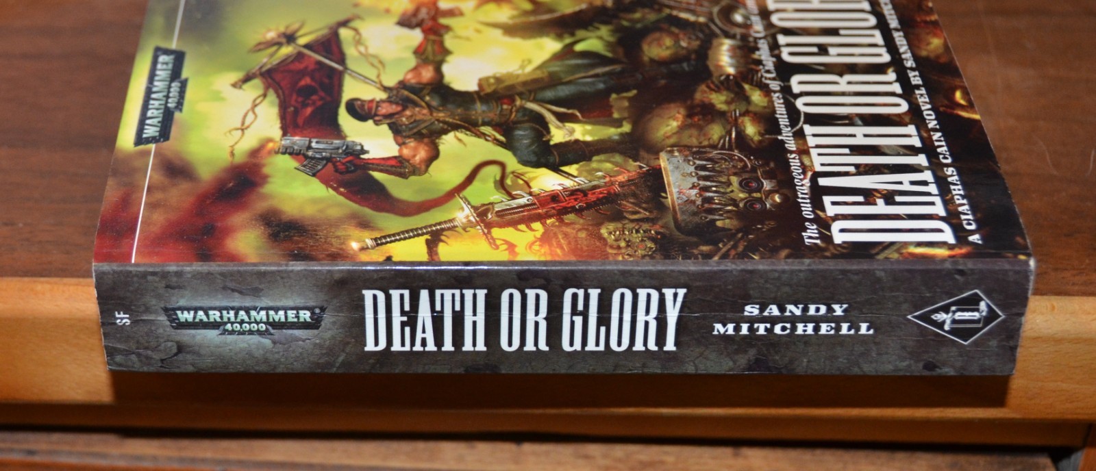 Death or Glory paperback book by Sandy Mitchell WARHAMMER 40K CIAPHAS CAIN 2006