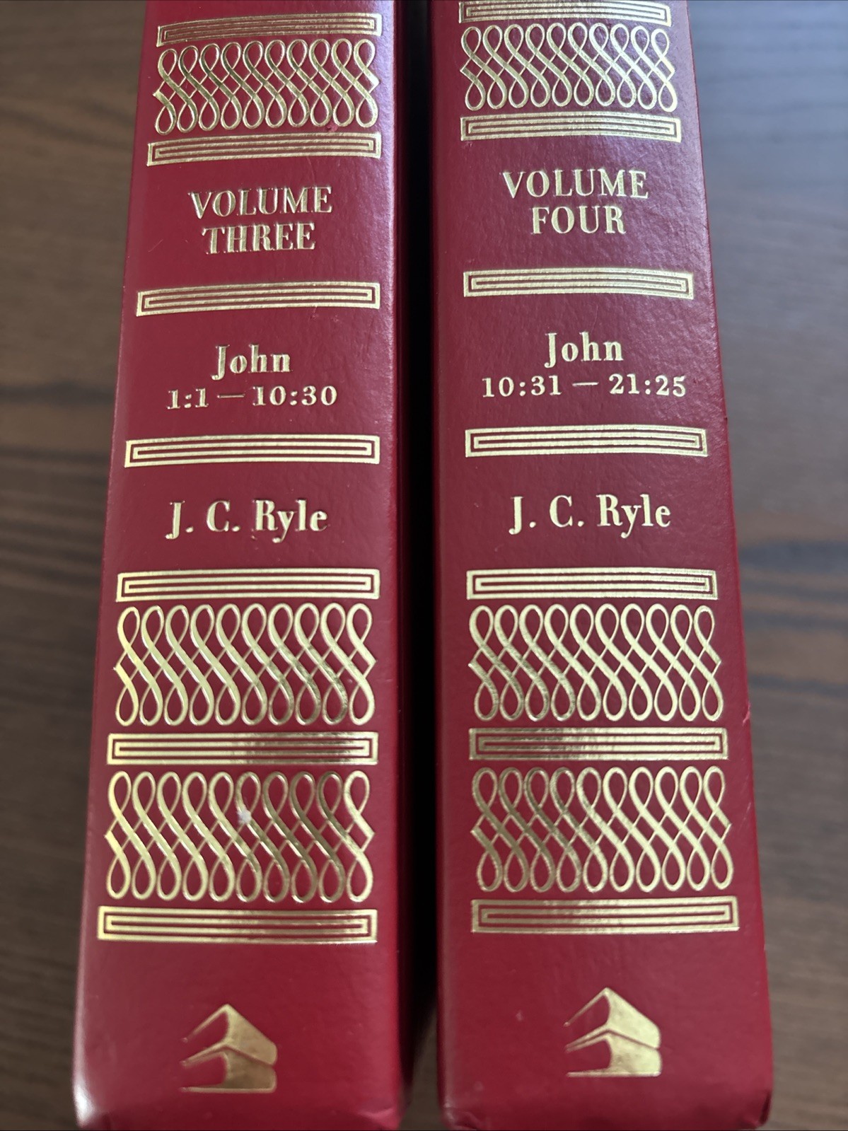 Expository Thoughts on the Gospels Volume 3 & 4 Hardcover J.C. Ryle Red Gold