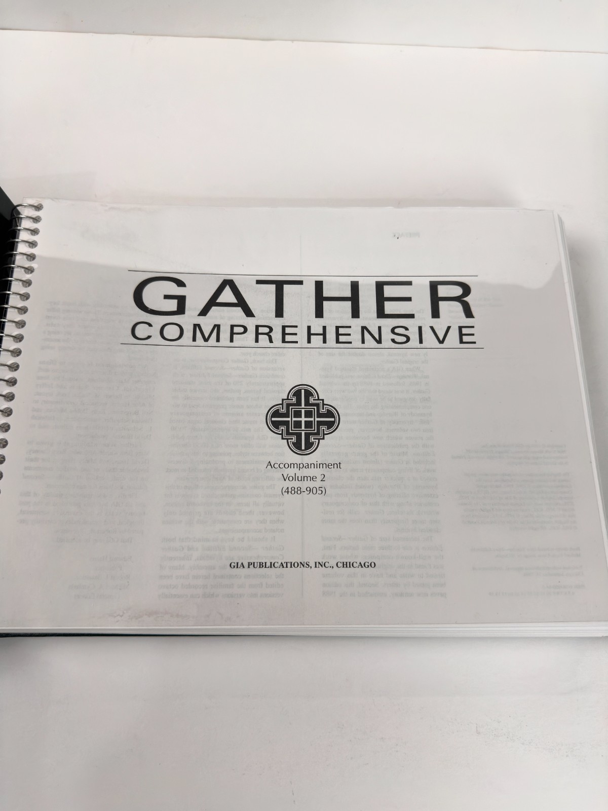 Gather Comprehensive Accompaniment Volume 1 and 2 Book Set 1-905