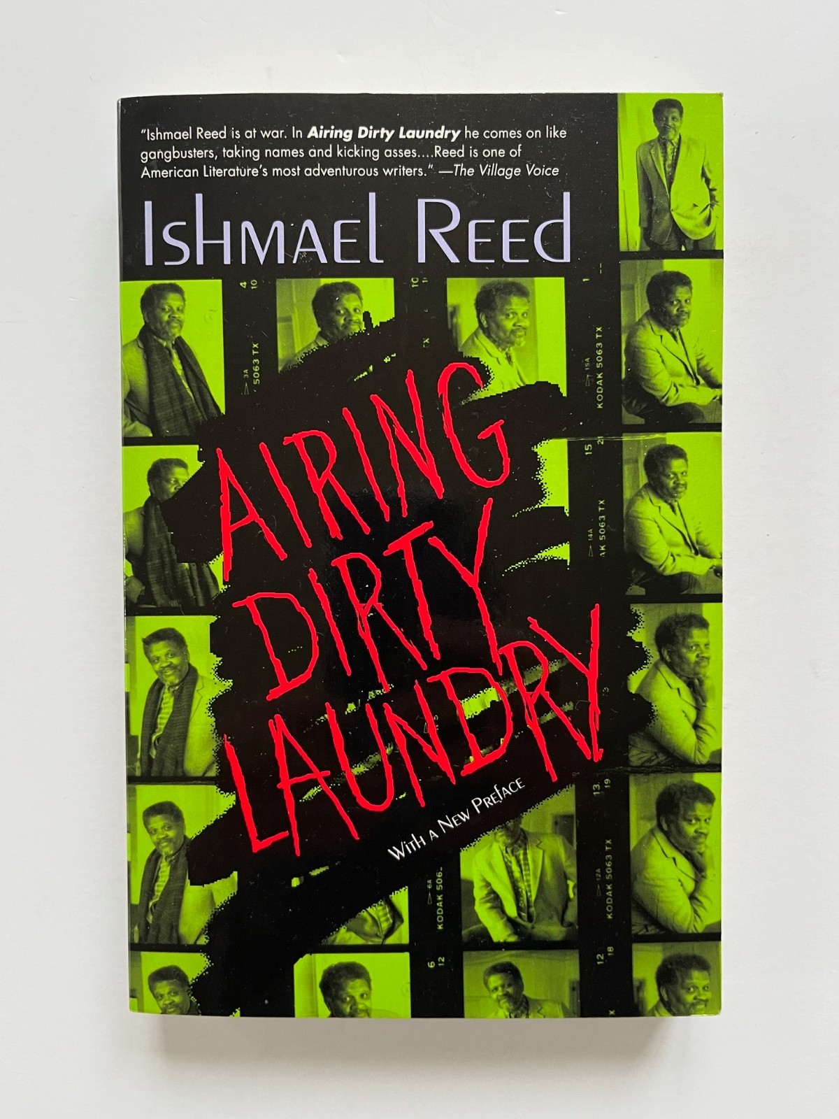 Ishmael REED / AIRING DIRTY LAUNDRY, 1st, SIGNED paperback African American