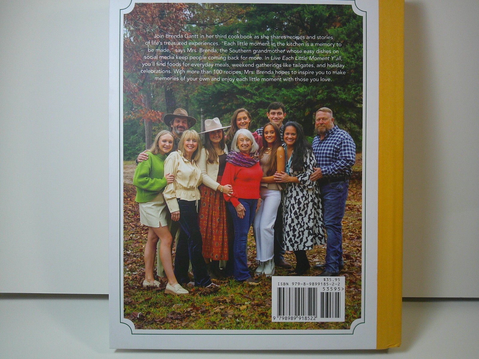 BRENDA GANTT LIVE EACH LITTLE MOMENT YA’LL COOKBOOK BRAND NEW IN BOX 2024