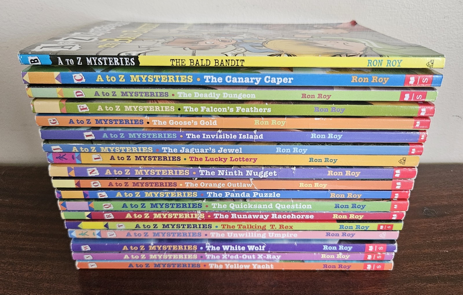 Lot of 18 A to Z Mysteries Rob Roy Children’s Paperback Books Chapter Ages 6-9