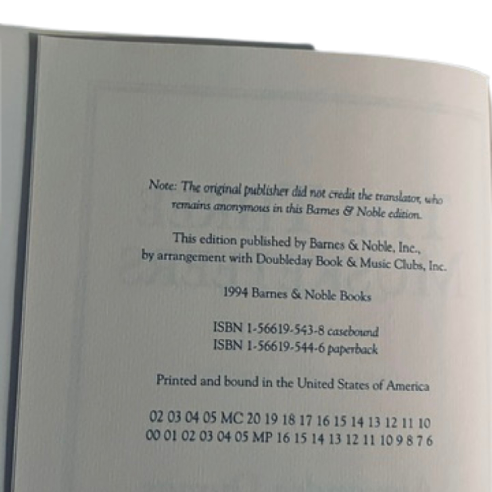 THE THREE MUSKETEERS by Alexandre Dumas – Barnes & Noble Edition (1994) HC
