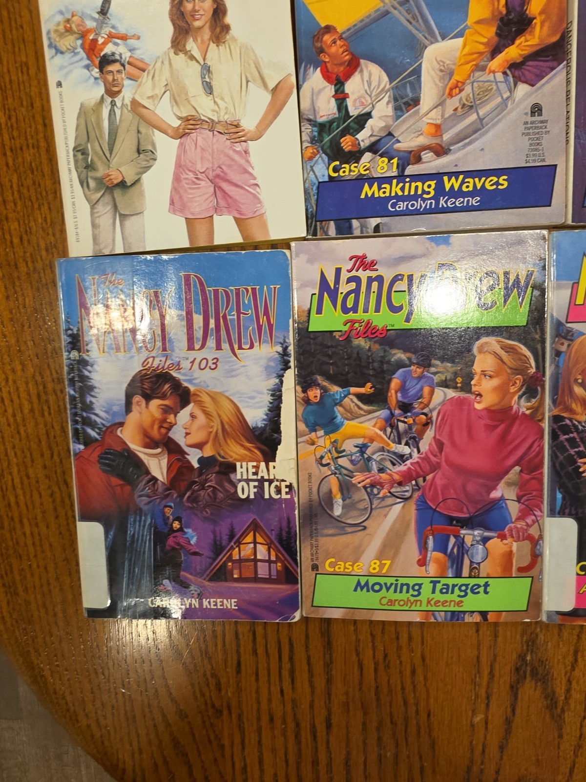 Lot of 19 Nancy Drew Files Chapter Books by Carolyn Keene