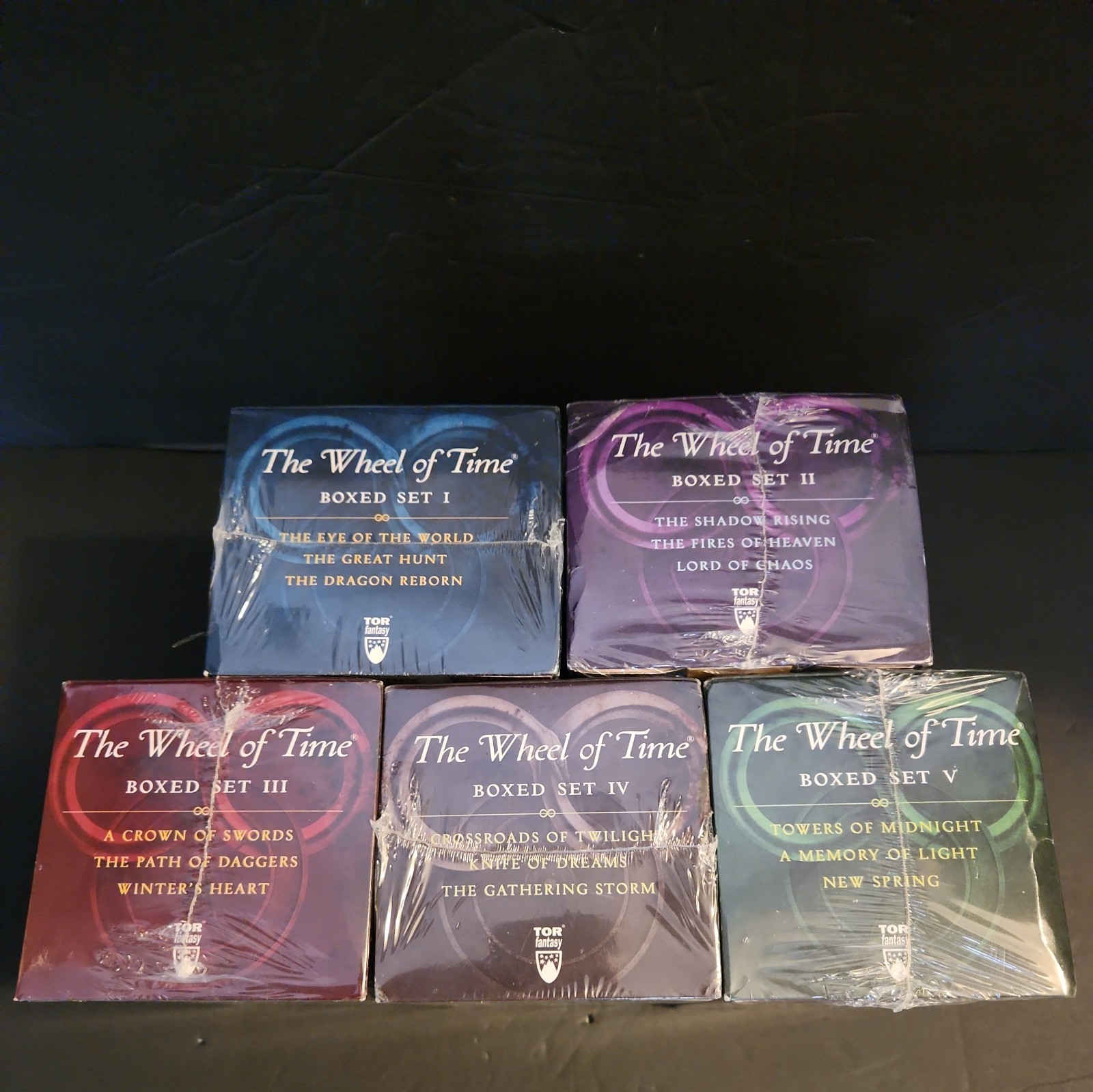 THE WHEEL OF TIME Robert Jordan Complete Paperback Boxed Sets 1 – 5 NEW Sealed