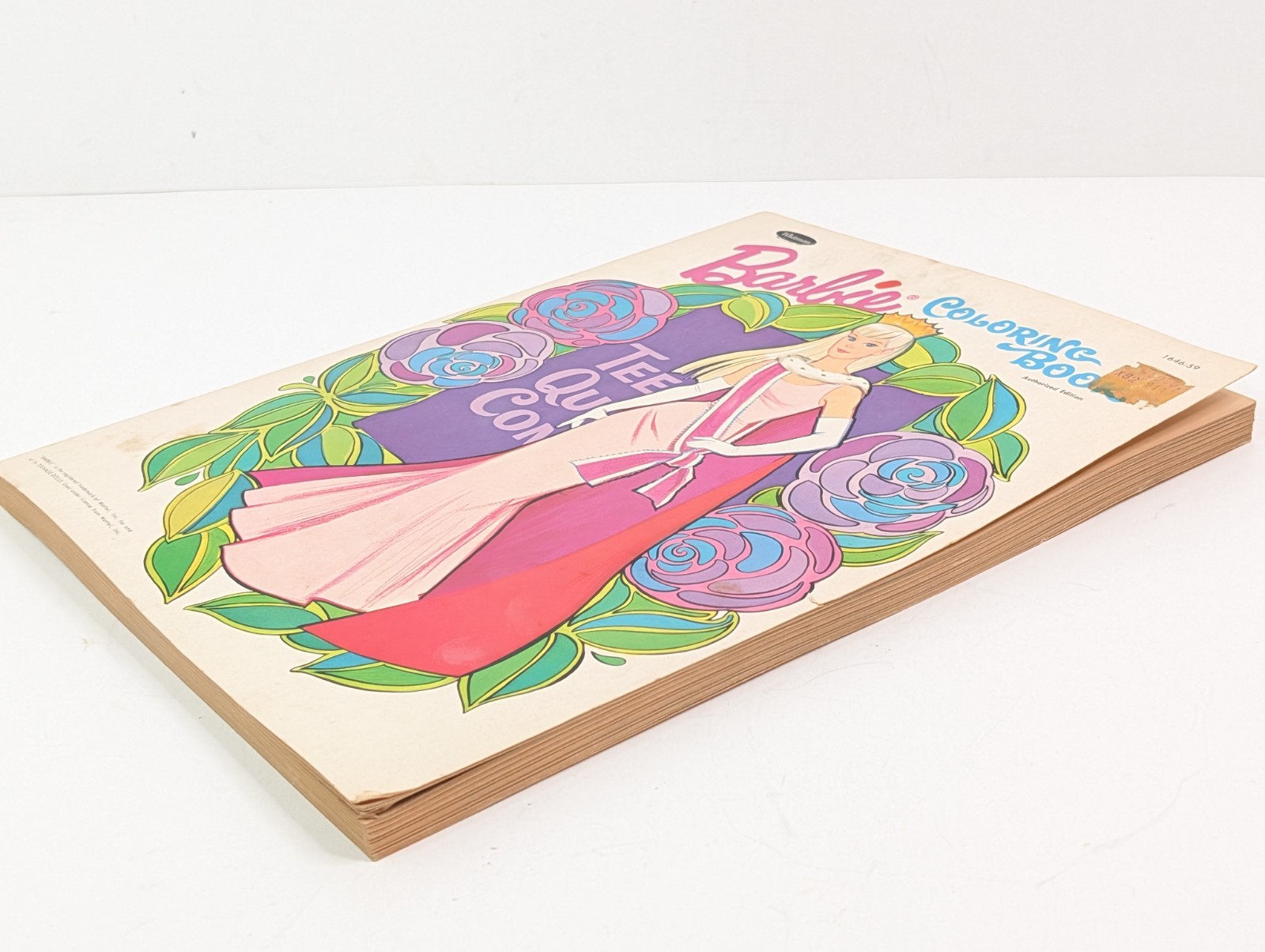 1969 Barbie Coloring Book Teen Queen Contest Whitman Publishing USA Vintage