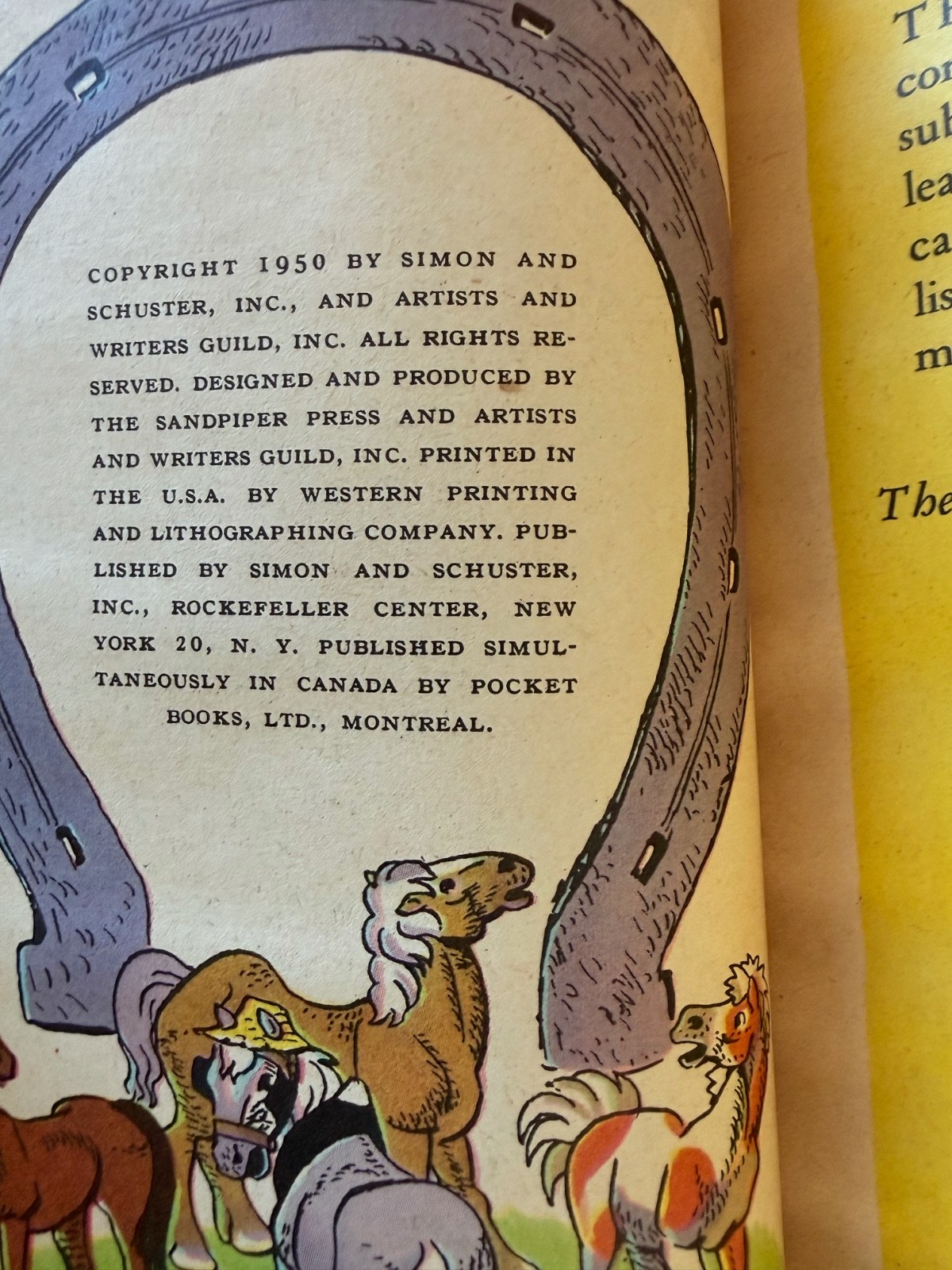 HORSE STORIES 1950 A GOLDEN BOOK 128 PAGES HARDCOVER