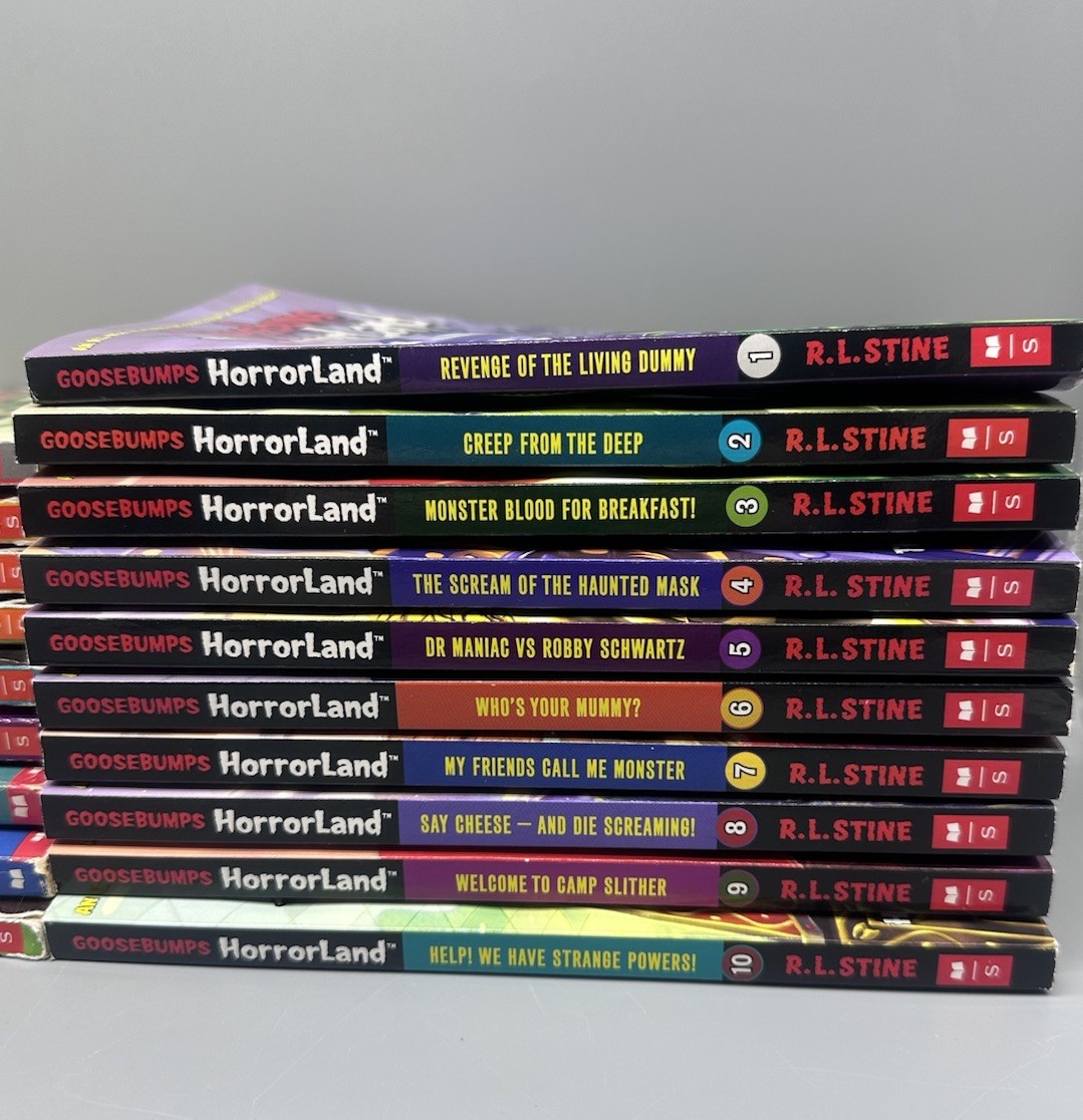 Mixed Lot of 19 Goosebumps Books Horrorland 1-10 Living Dummy 1-3 Etc RL Stine