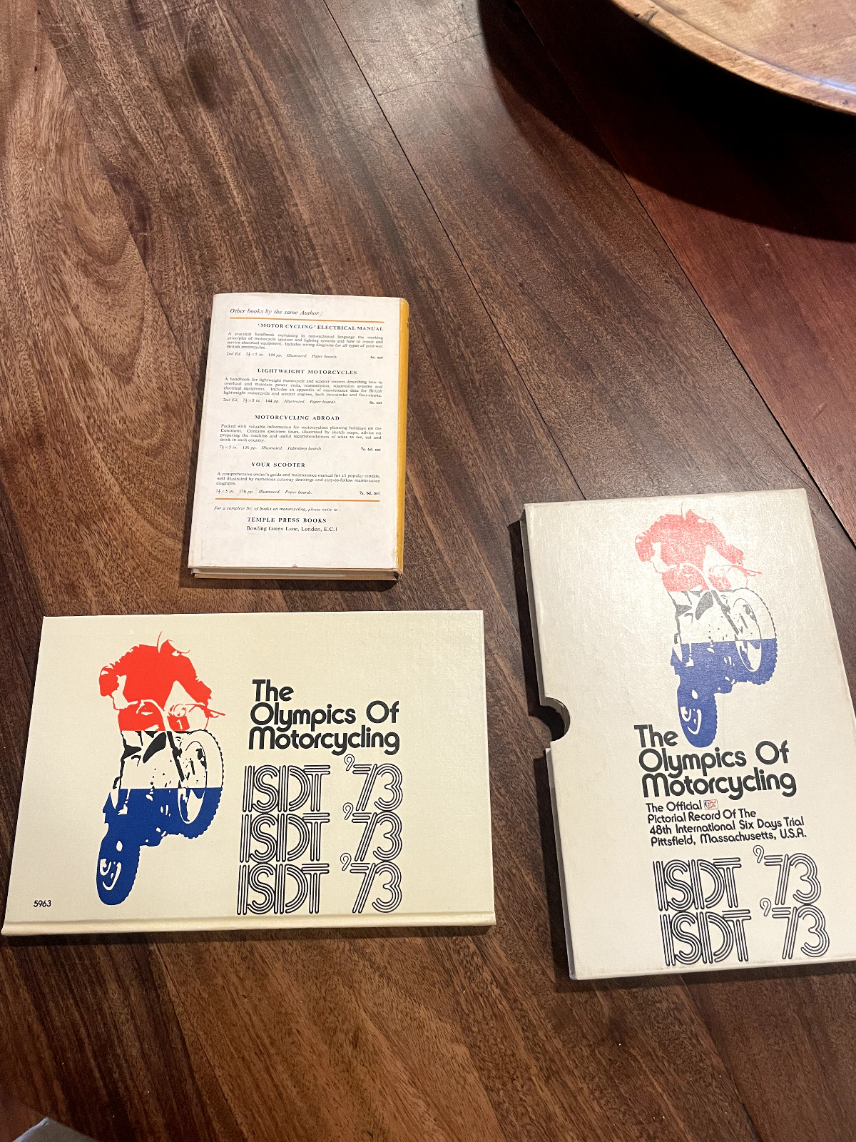 The Olympics of Motorcycling ISDT ’73 (Hardcover, Chilton) Handwritten #140