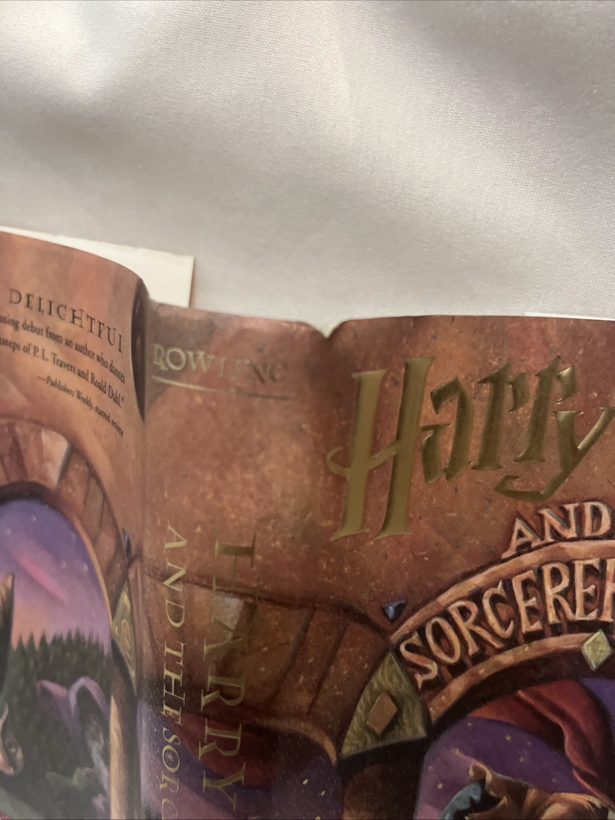 HARRY POTTER and the SORCERER’s STONE, J.K. Rowling 1st American Edition 1998