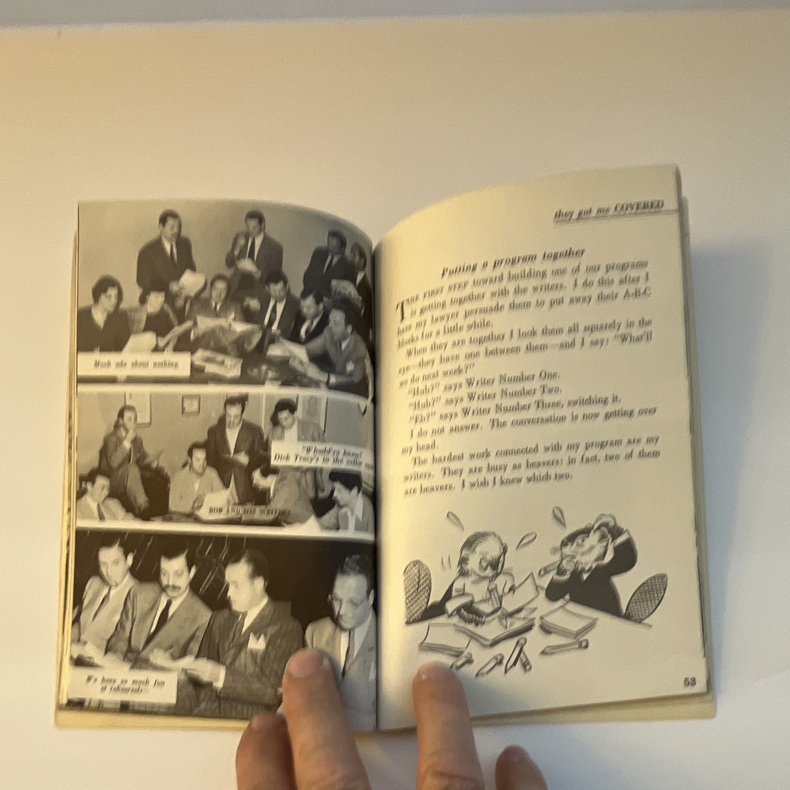 Bob Hope They Got Me Covered First Edition 1941 Hardcover Illustrated Humor