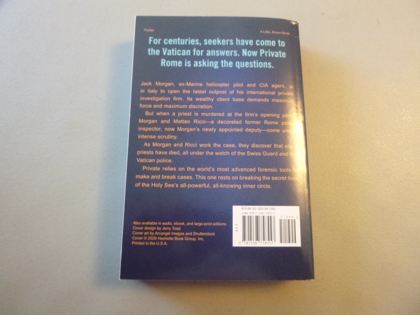 Private Rome by James Patterson & Adam Hamdy