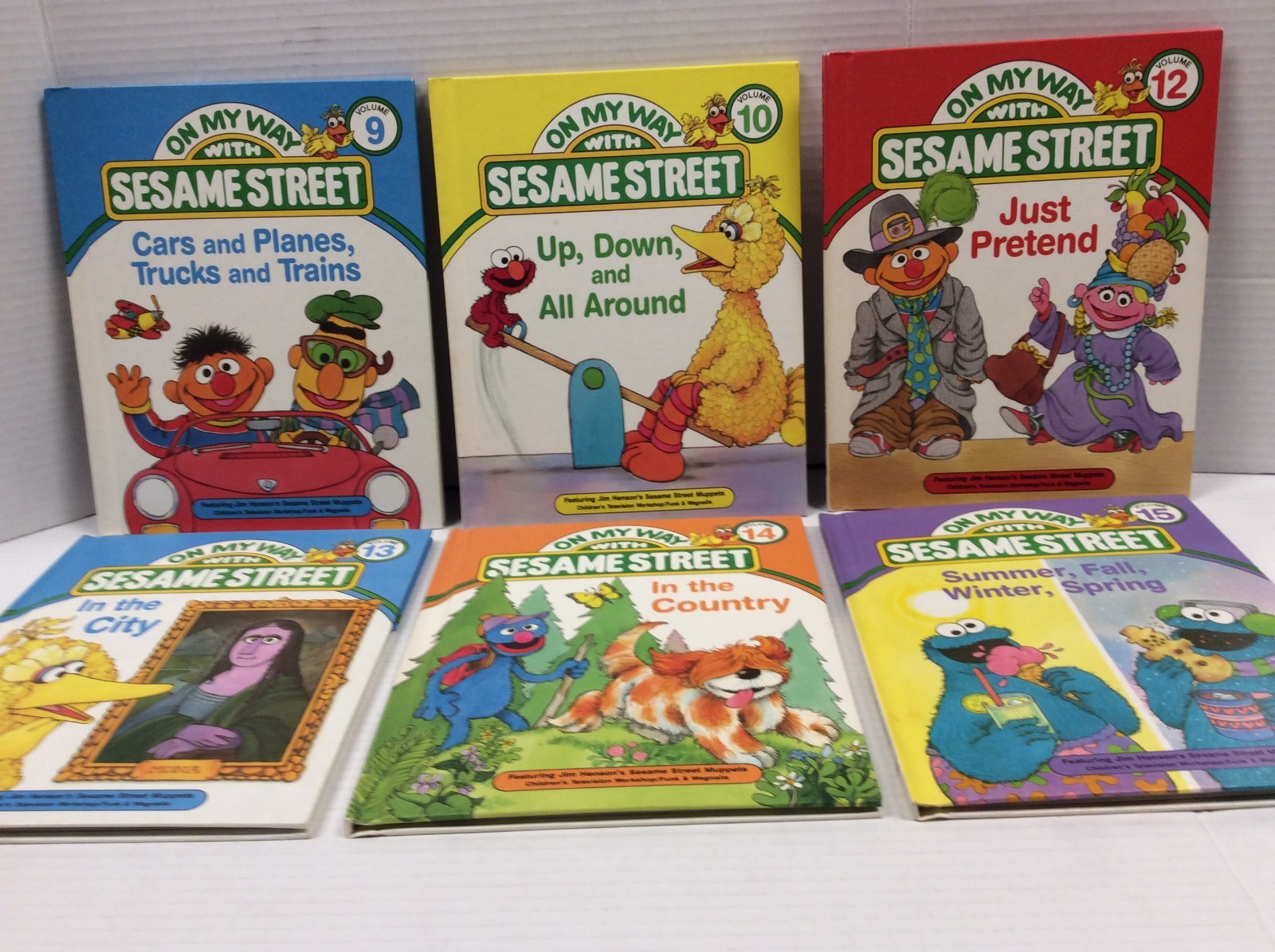 ON MY WAY WITH SESAME STREET LOT OF 12 HC 1989