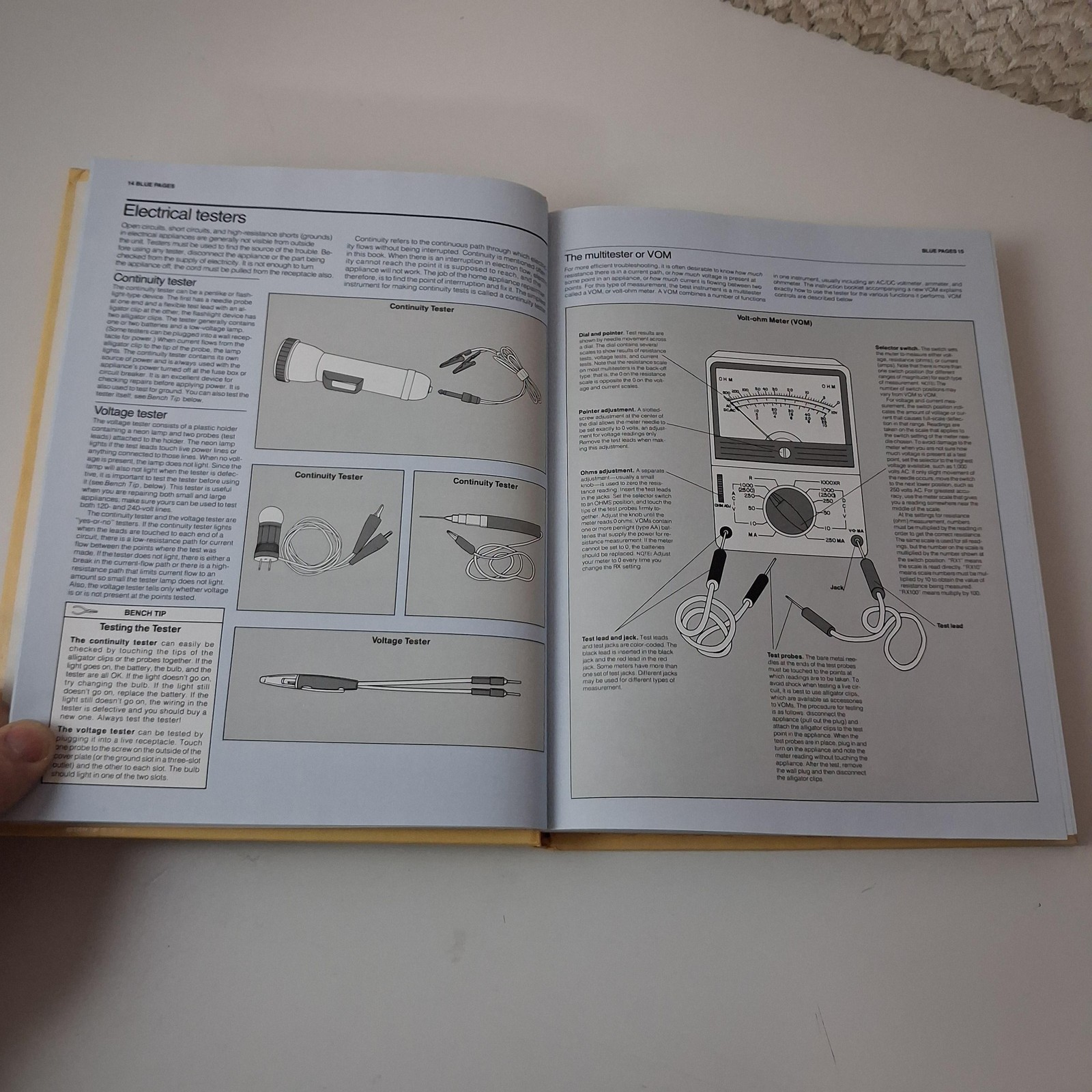Vintage Popular Mechanics Home Appliance Repair Manual Hardcover 1981 DIY Guide