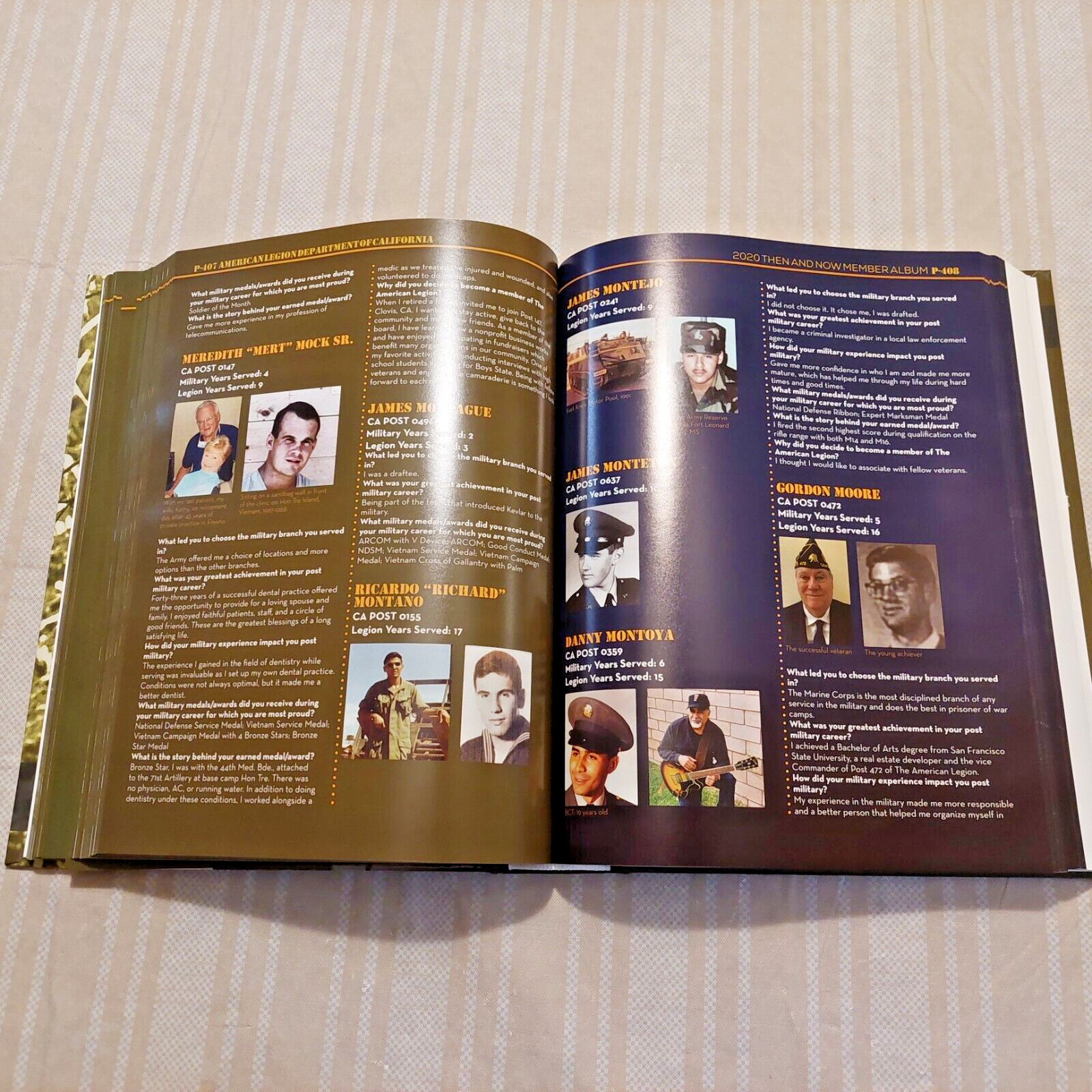 The American Legion Department Of California 2020 Then & Now Member Publication
