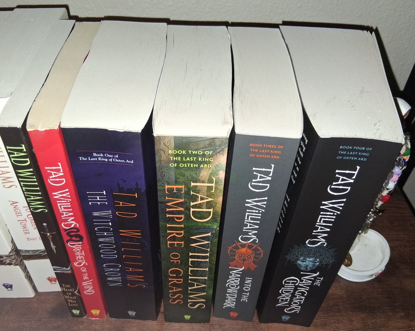 Last King of Osten Ard books LOT Tad Williams (author Memory Sorrow Thorn) PB