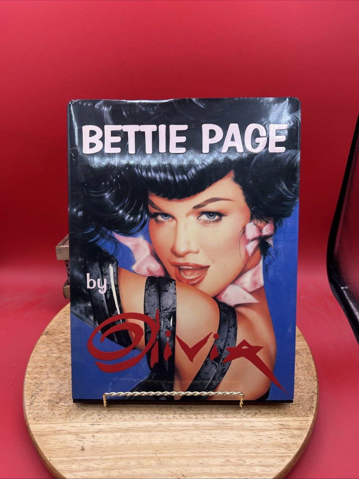 Bettie Page by Olivia 1st Edition Hardcover Art Book Olivia De Berardinis