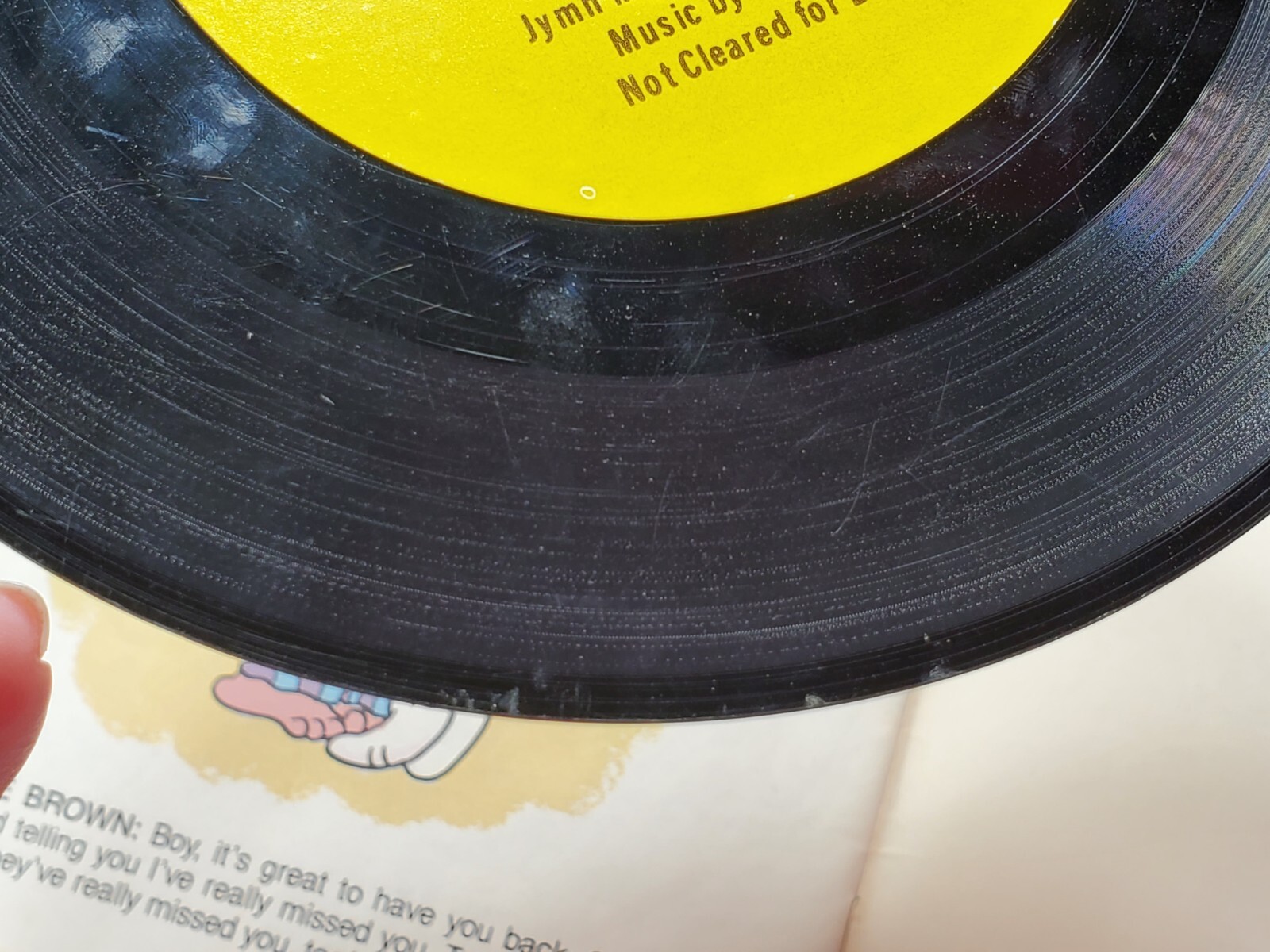 Vintage Read Along Book And Record He’s Your Dog Charlie Brown