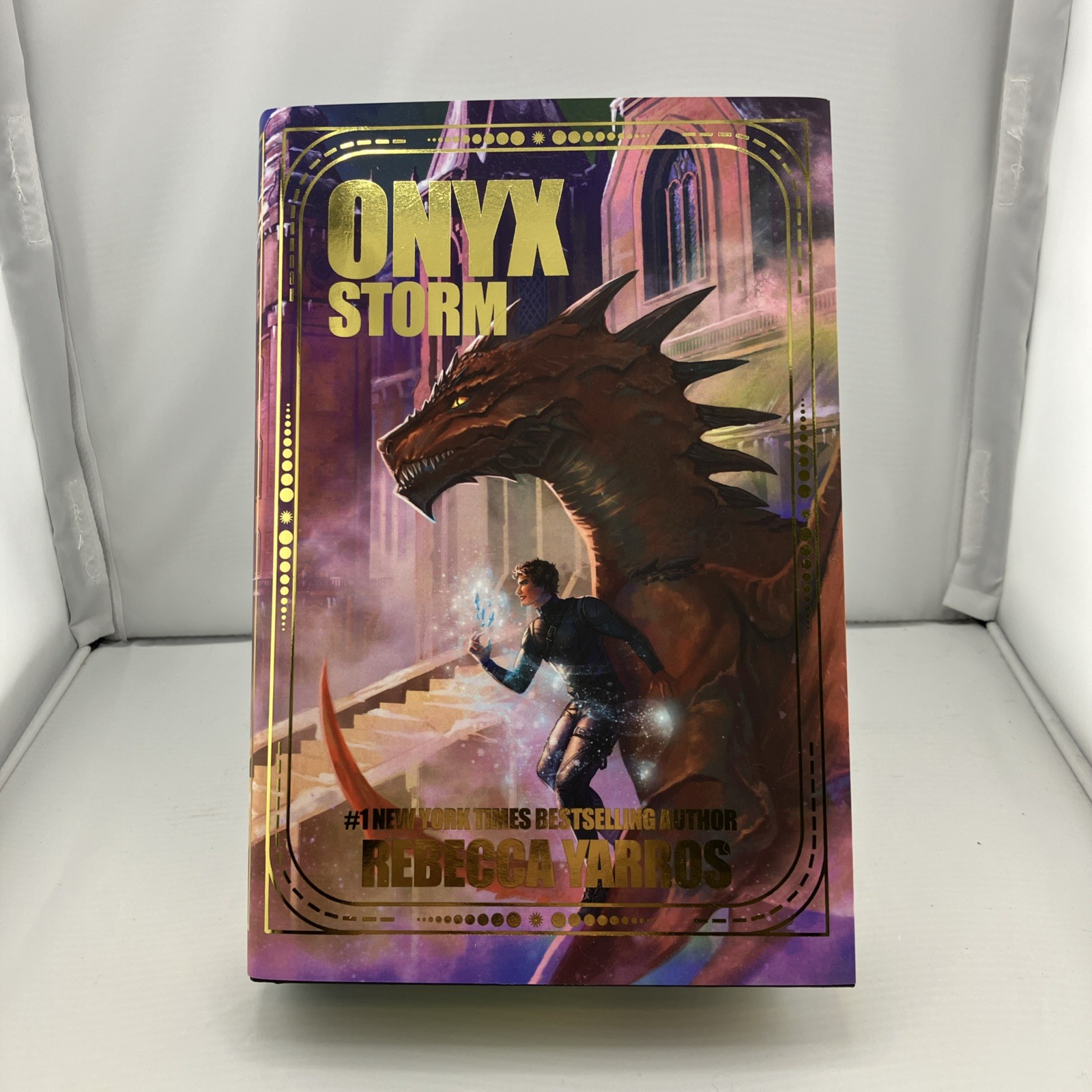 Fourth Wing, Iron Flame & Onyx Storm Rebecca Yarros Acrylipics W/ Overlays