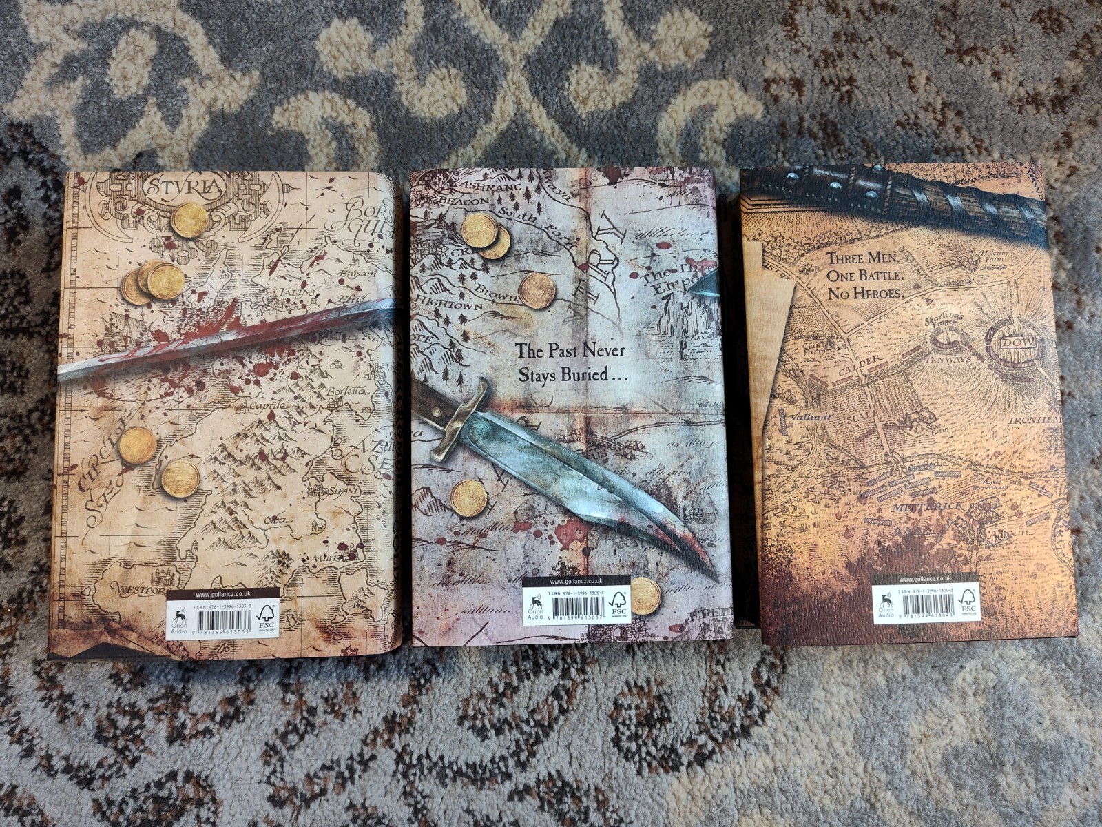 SIGNED The Great Leveler Trilogy by Joe Abercrombie – Broken Binding Special