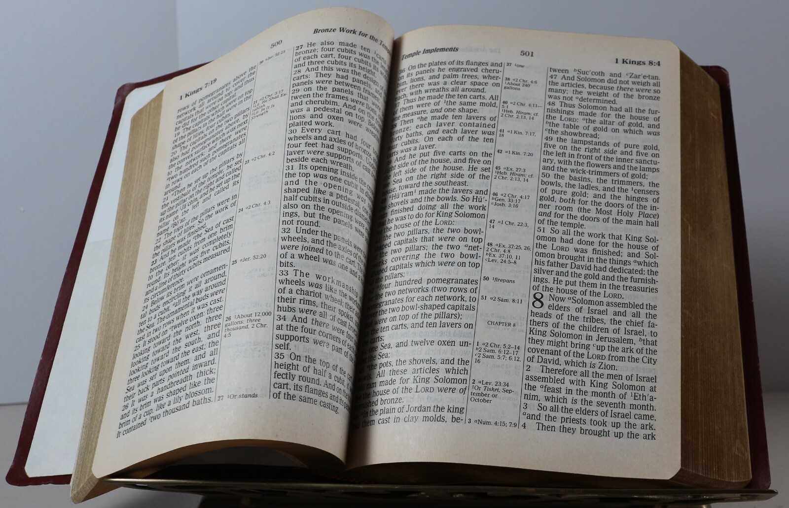 Holy Bible New King James Version Giant Print Center Column Reference Edition