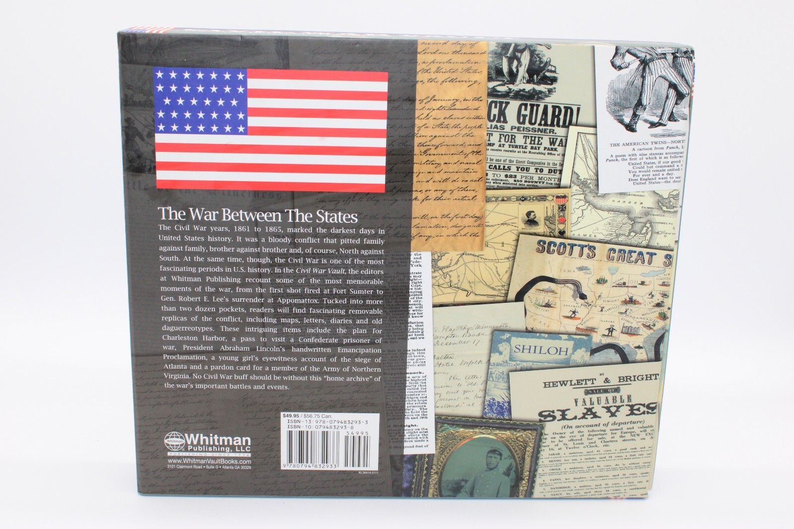 Civil War Vault: The War Between the States Whitman Publishing Hardcover & case