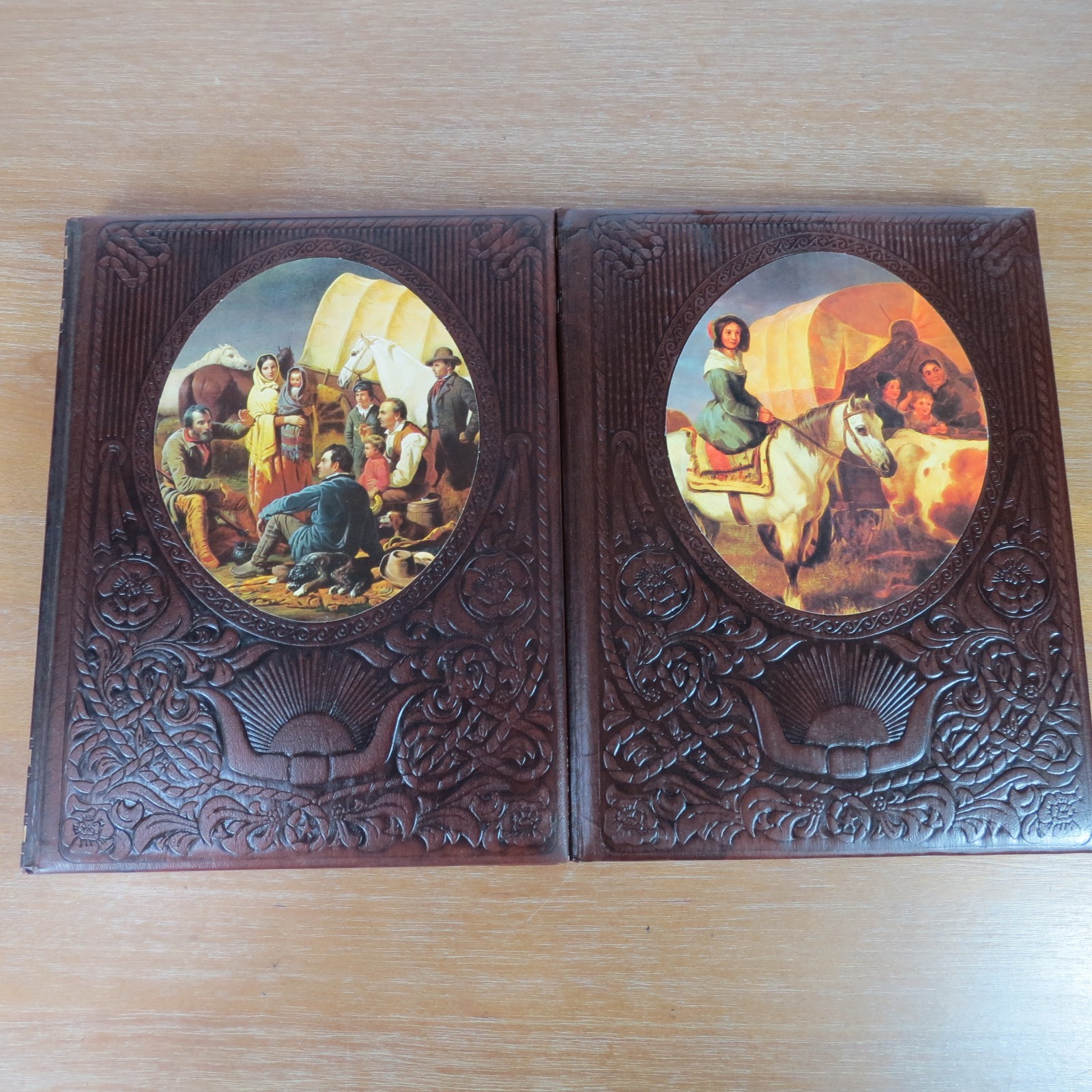 The Old West Series 8 Books Leatherette Covers Time Life Western Cowboy Indian