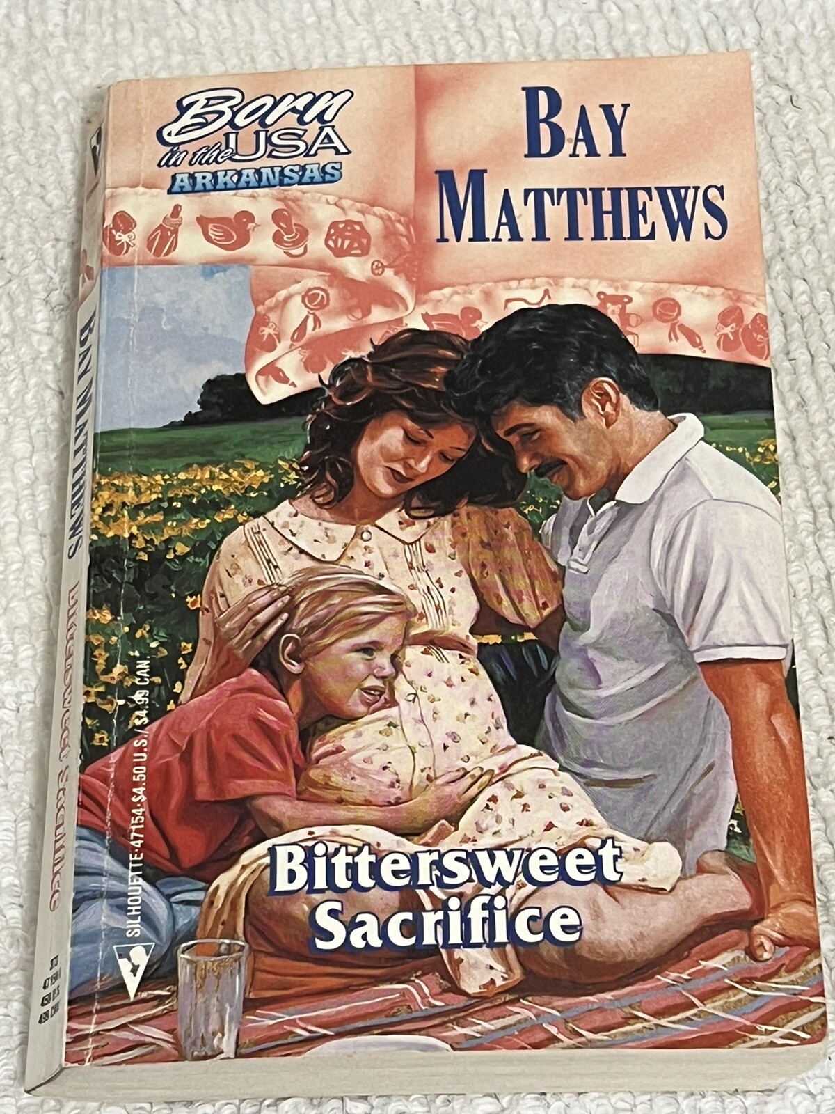 Silhouette Born In The USA Romance Series Lot 4 Paperback Books