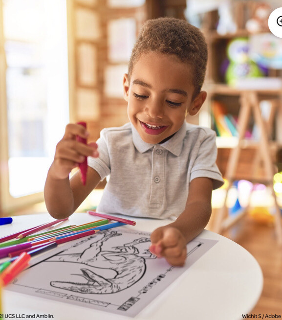 JURASSIC 11×8 Jurassic World Create A Scene Sticker Activity Pad To Color