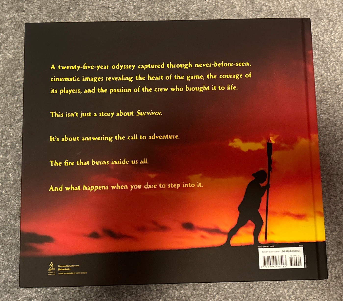 AUTOGRAPHED – „Survivor-Forged By Fire“ by Jeff Probst – Barnes and Noble